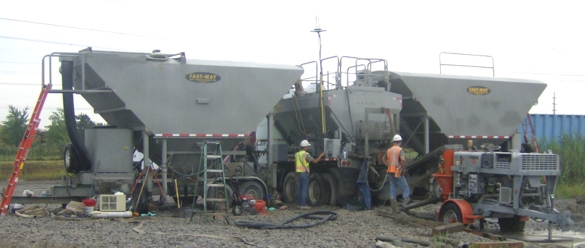 Lang Tool Company frequently averages over 125 tons of cement a day
