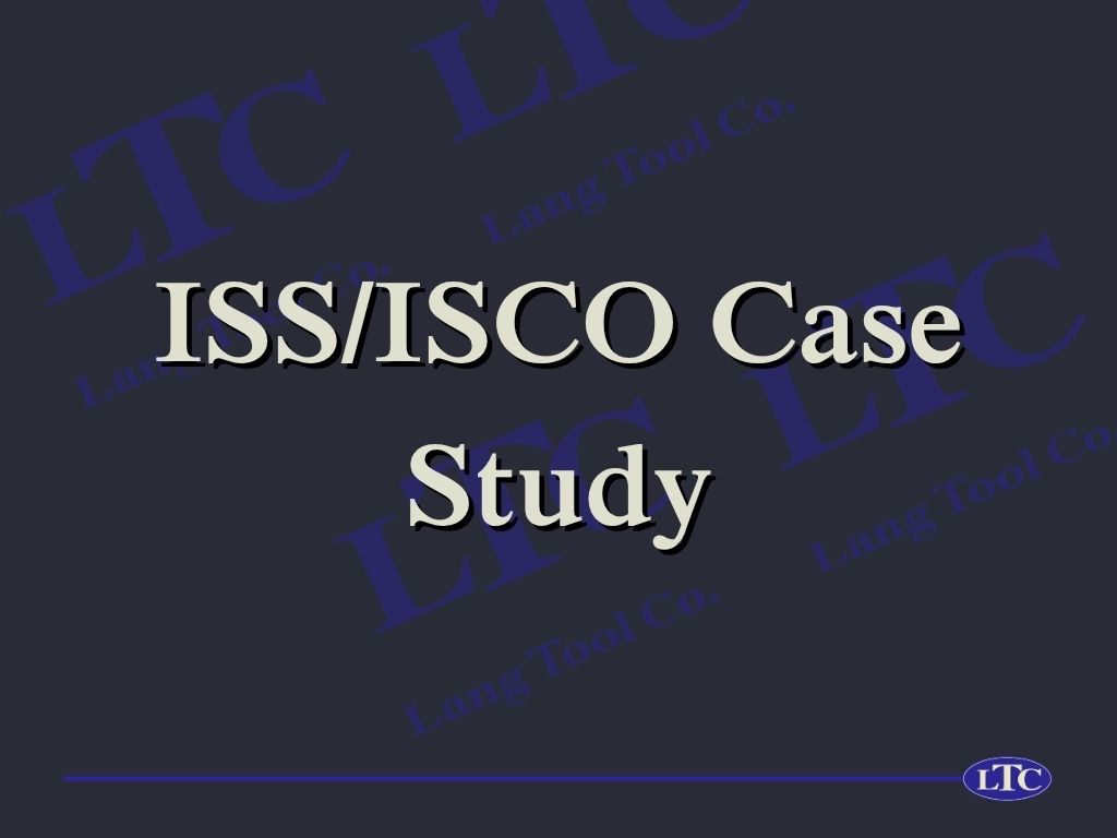 ISS/ISCO Case Study