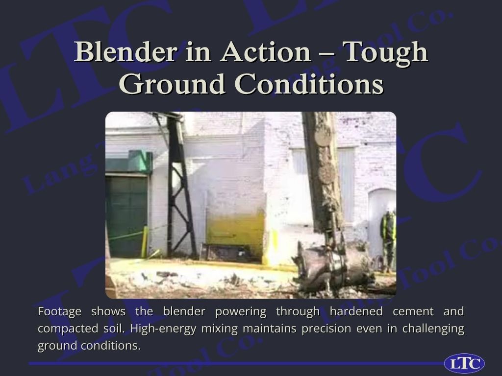 Dual Axis Blender in Action – Tough Ground Conditions Video
