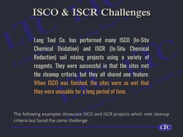 Ischo Examples ISS/ISCO Implementation | Lang Tool Company